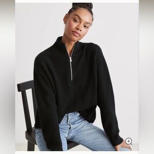 NWOT Jenni Kayne Cashmere Half Zip